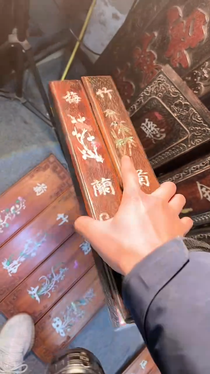 【闪购商品】非洲紫檀（红花梨）镇尺