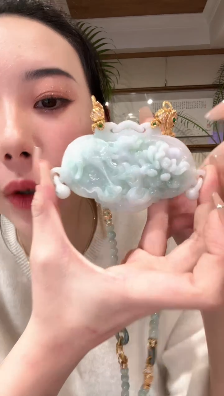 【闪购商品】翡翠颈饰未镶嵌国风