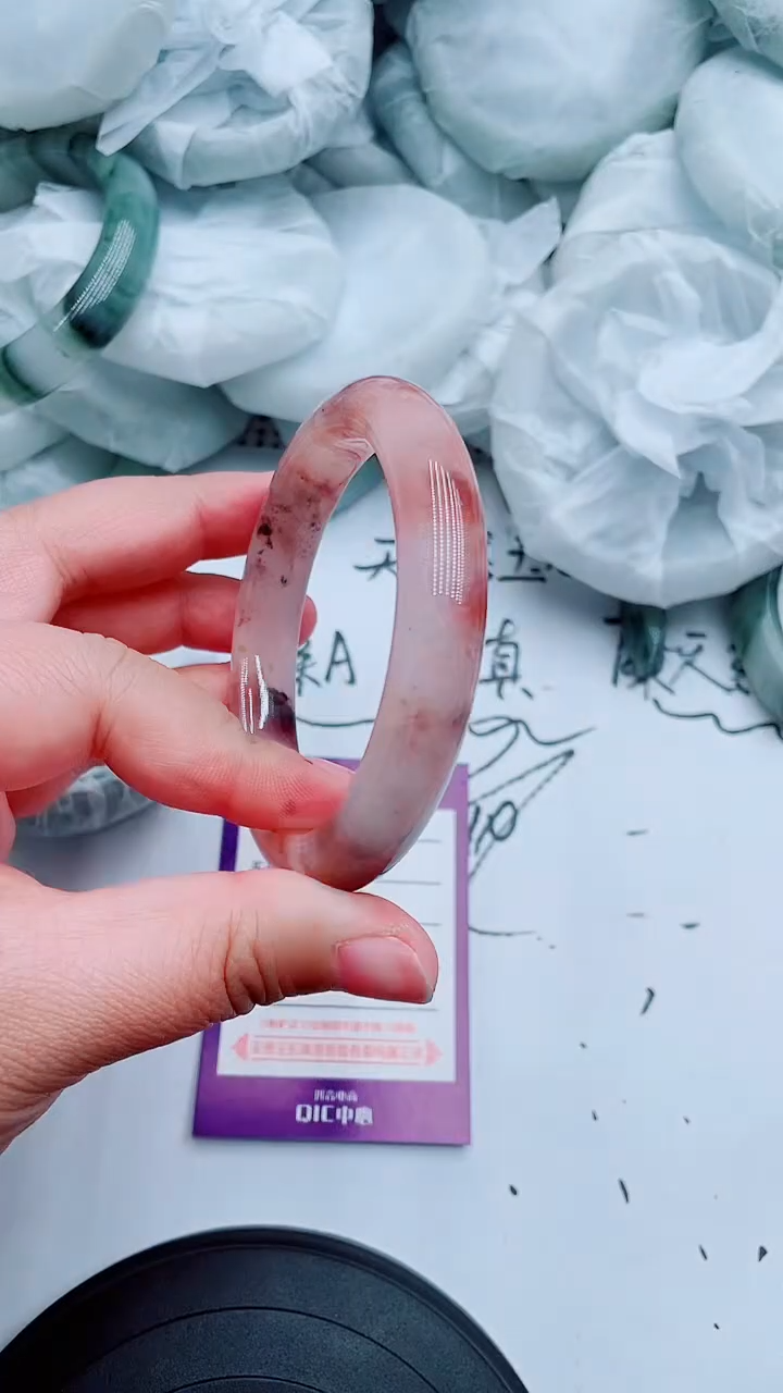 【闪购商品】石英质玉手镯未镶嵌E120-58-59