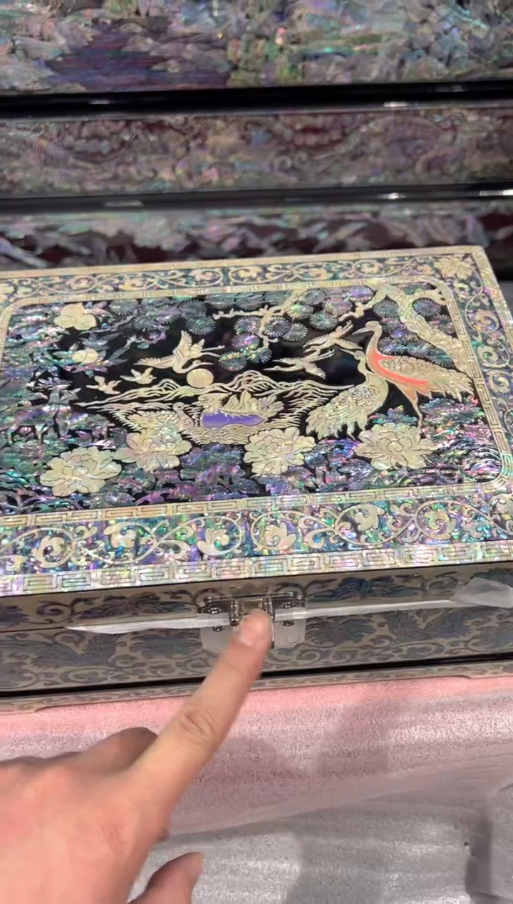 【闪购商品】鱼锁满贝底·弘贝雅螺钿漆器文化馆