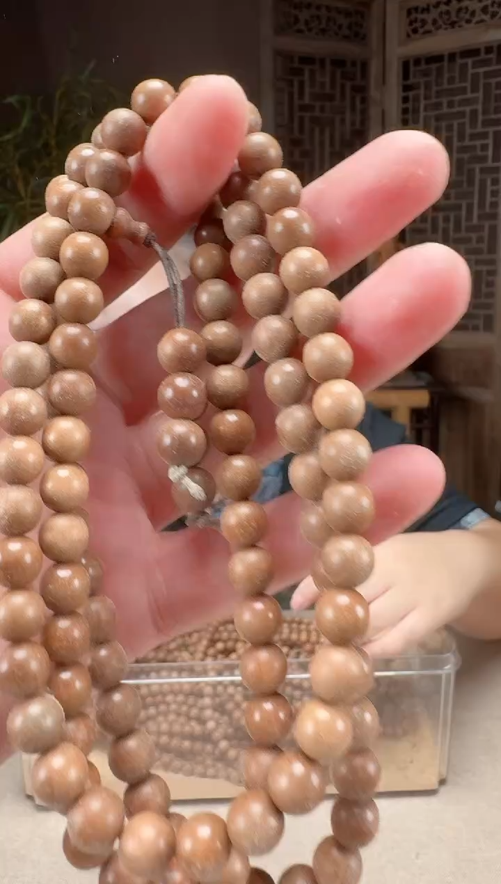 檀香木手串/手链迈索尔老山檀留疤0.8*108