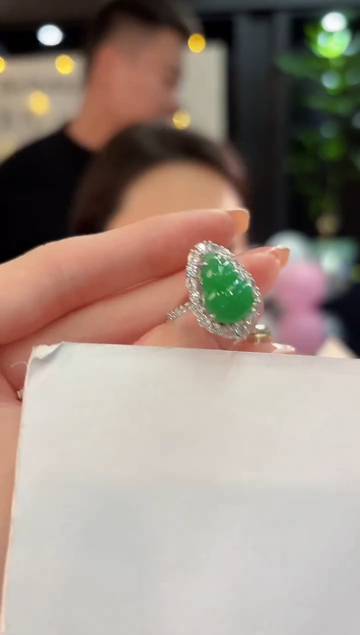 未镶嵌戒指翡翠 缅甸A货/支持复检/一件