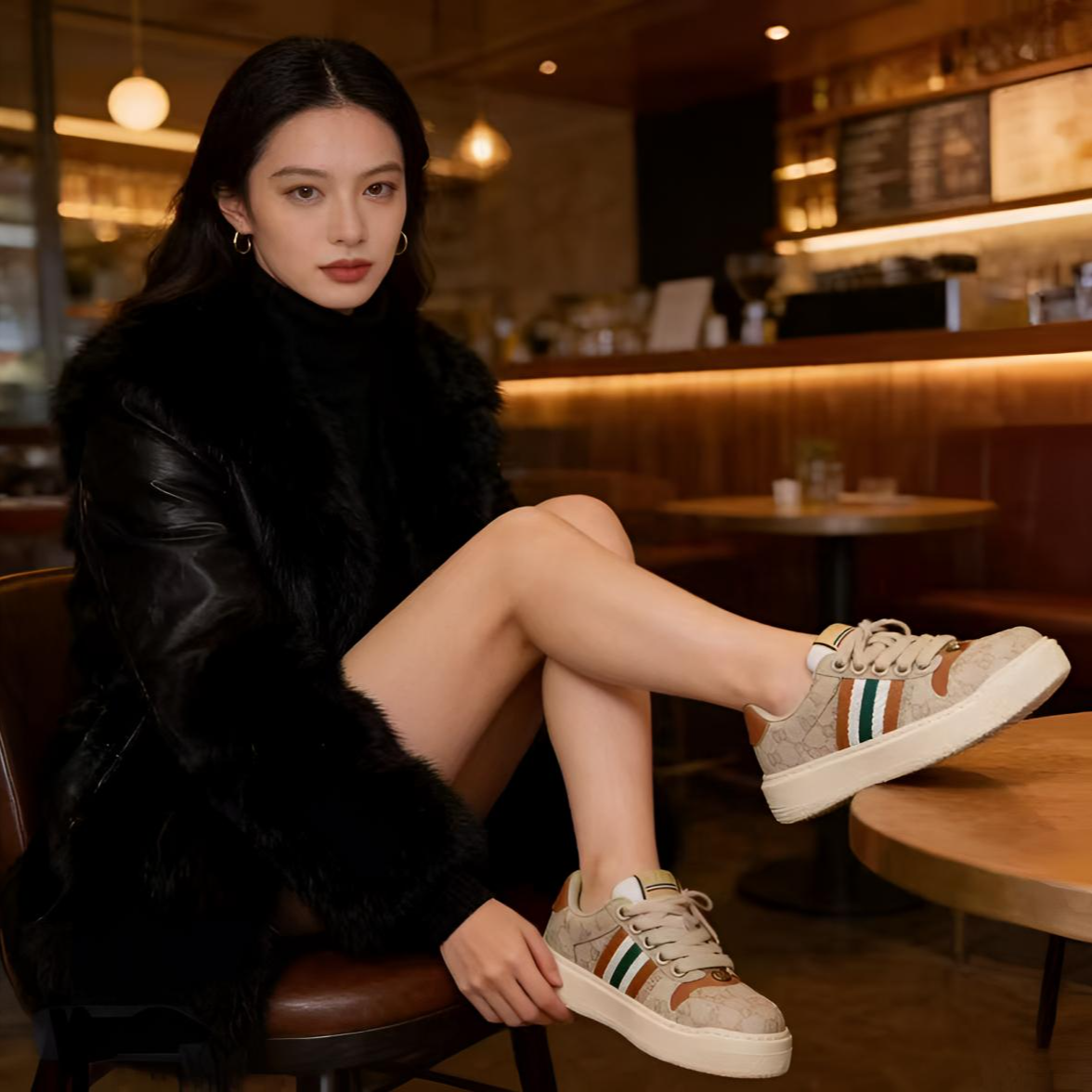 【轻奢设计-女款】冬季新款加厚保暖防寒百搭复古时尚情侣厚底女鞋