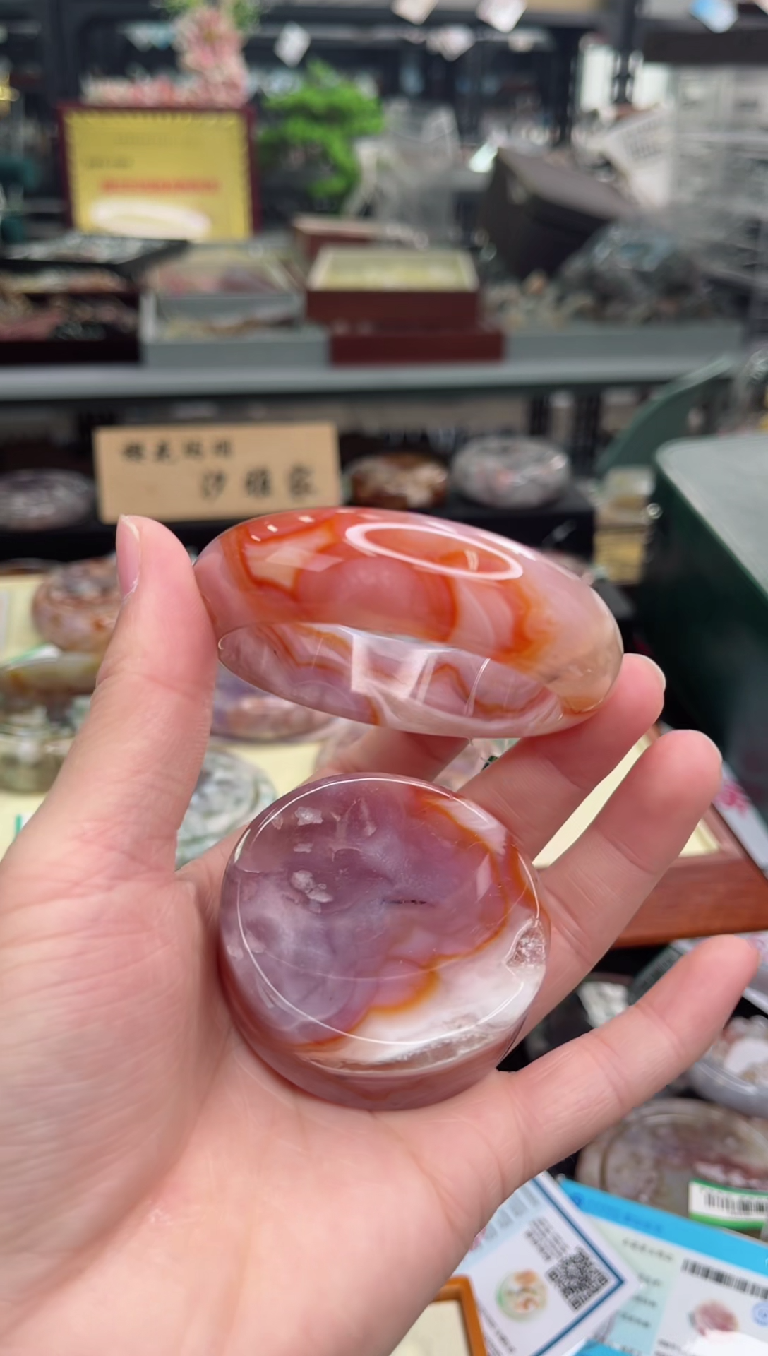 【闪购商品】石英质玉手镯未镶嵌57圈口（赠品镯心）s90918