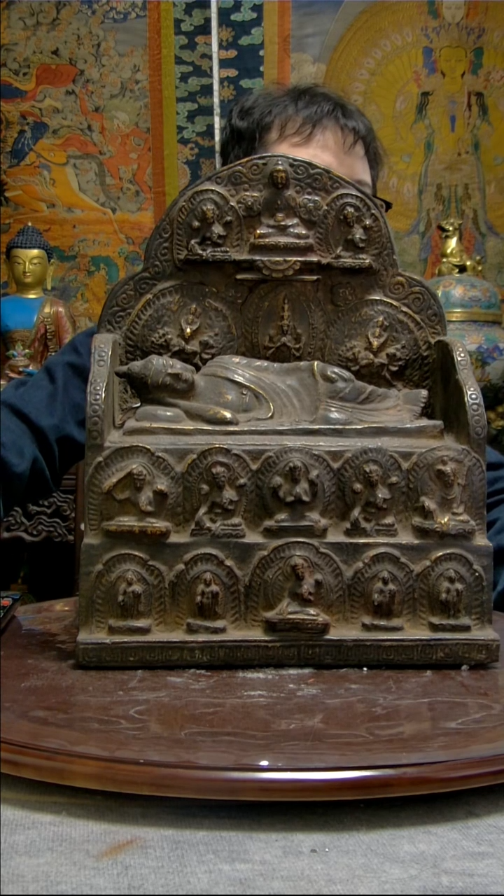 铜像造像收藏铜像造像收藏释迦摩尼涅槃