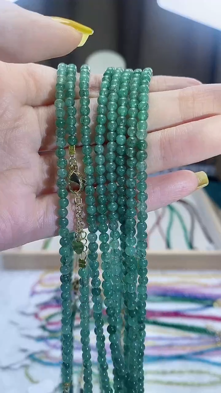 【闪购商品】东陵石项链14K金镶嵌诗宁甄选珠宝SYZB65