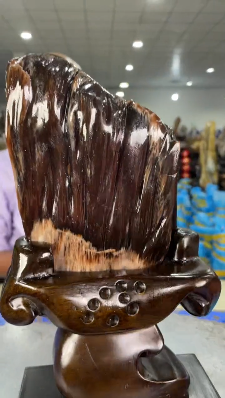 【闪购商品】硅化玉摆件未镶嵌65