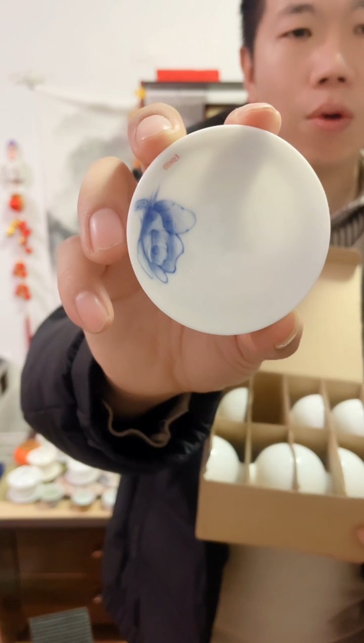 【闪购商品】【瓷心匠物】直播间福利专款玫瑰花杯8个装