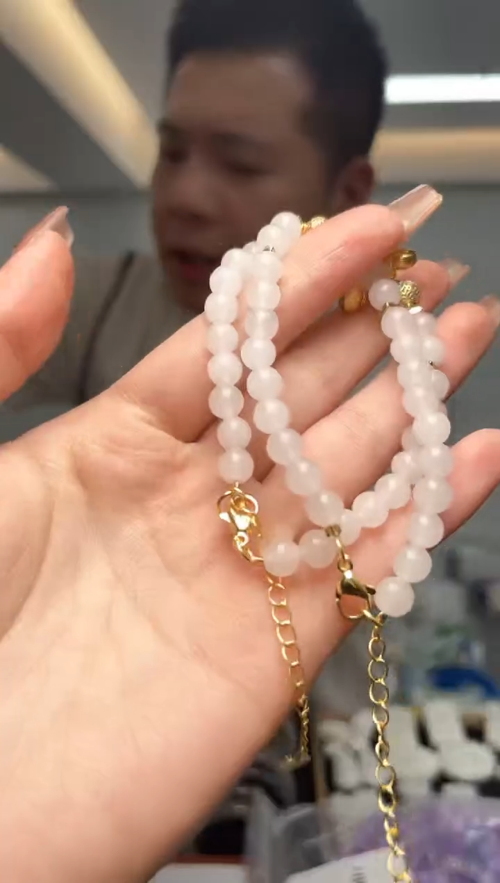 白玉手链6mm*（多样性单个发货）a50