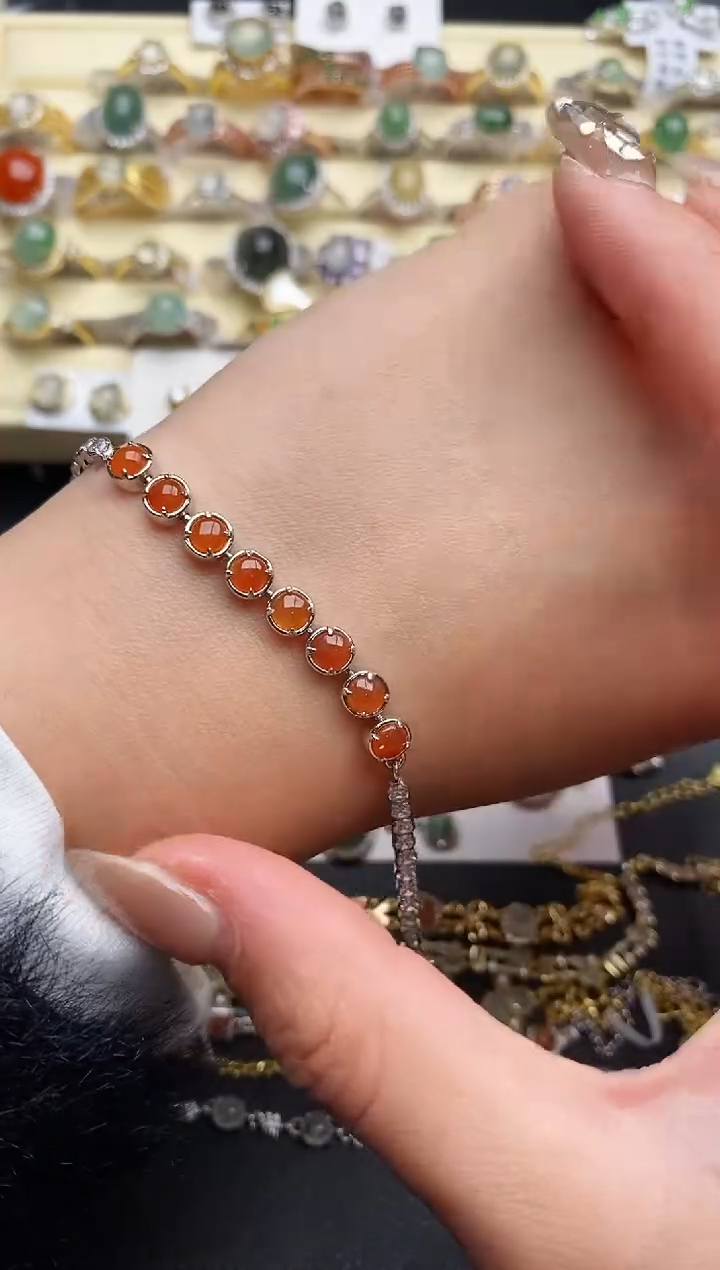 【闪购商品】翡翠戒指银S925镶嵌9999999+10