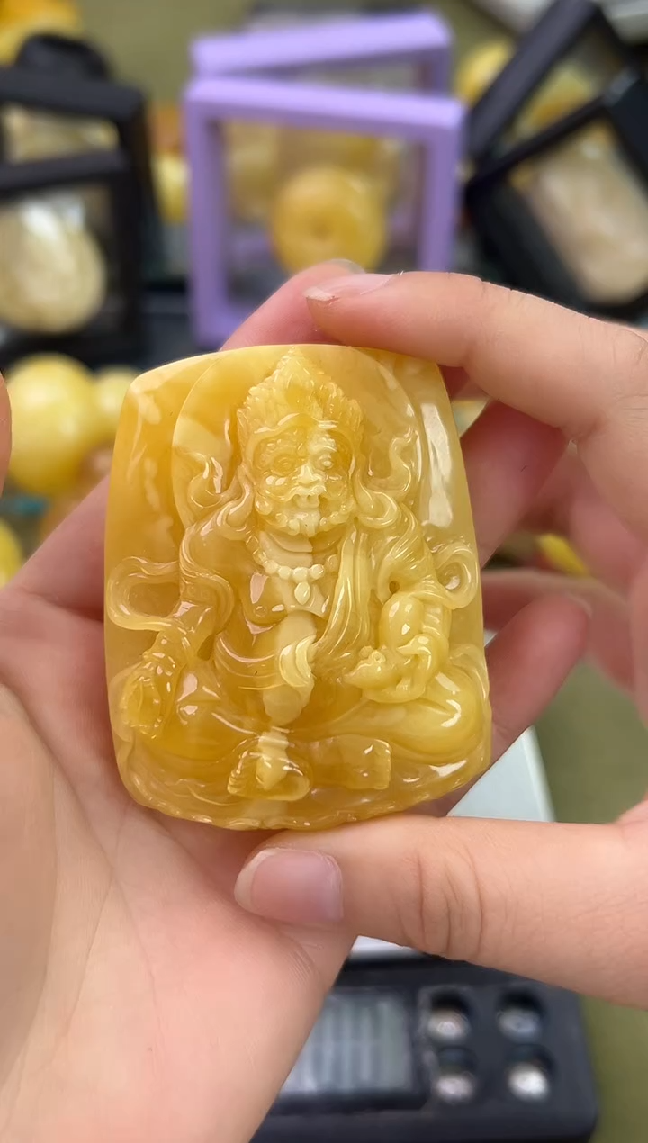 裸石琥珀未镶嵌琥珀蜜蜡吊坠