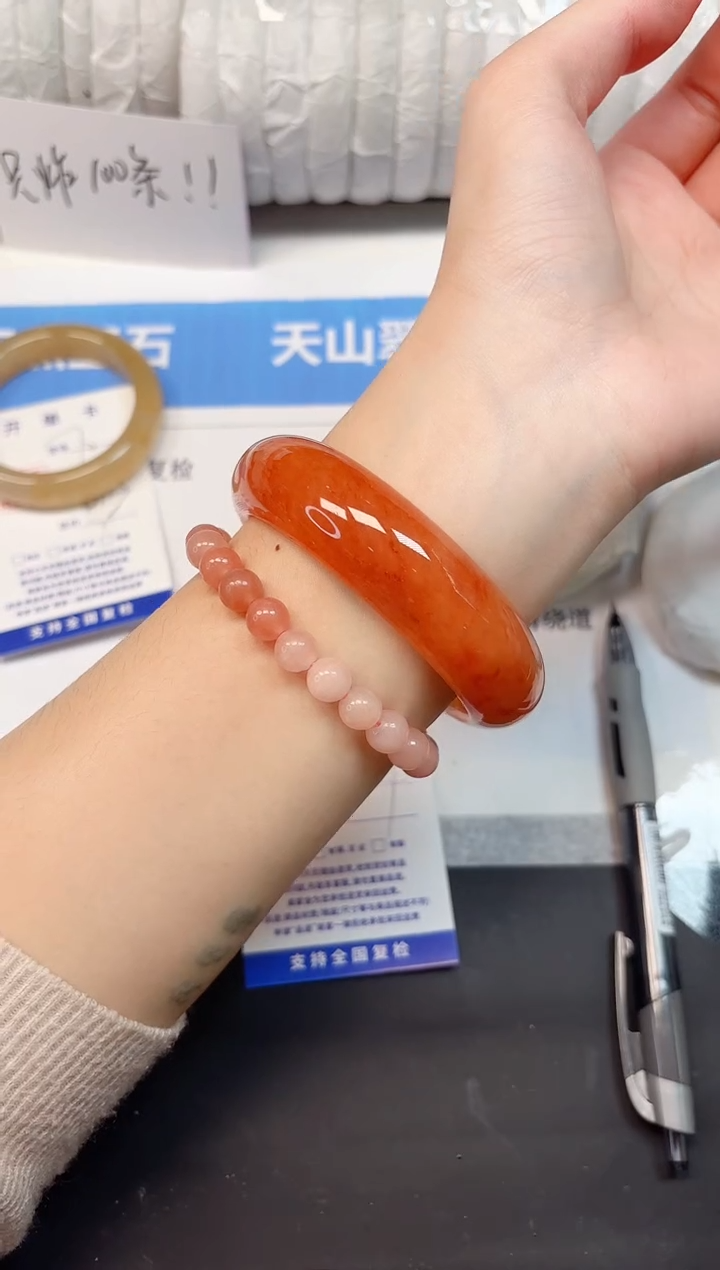 未镶嵌手镯石英质玉71-58JU