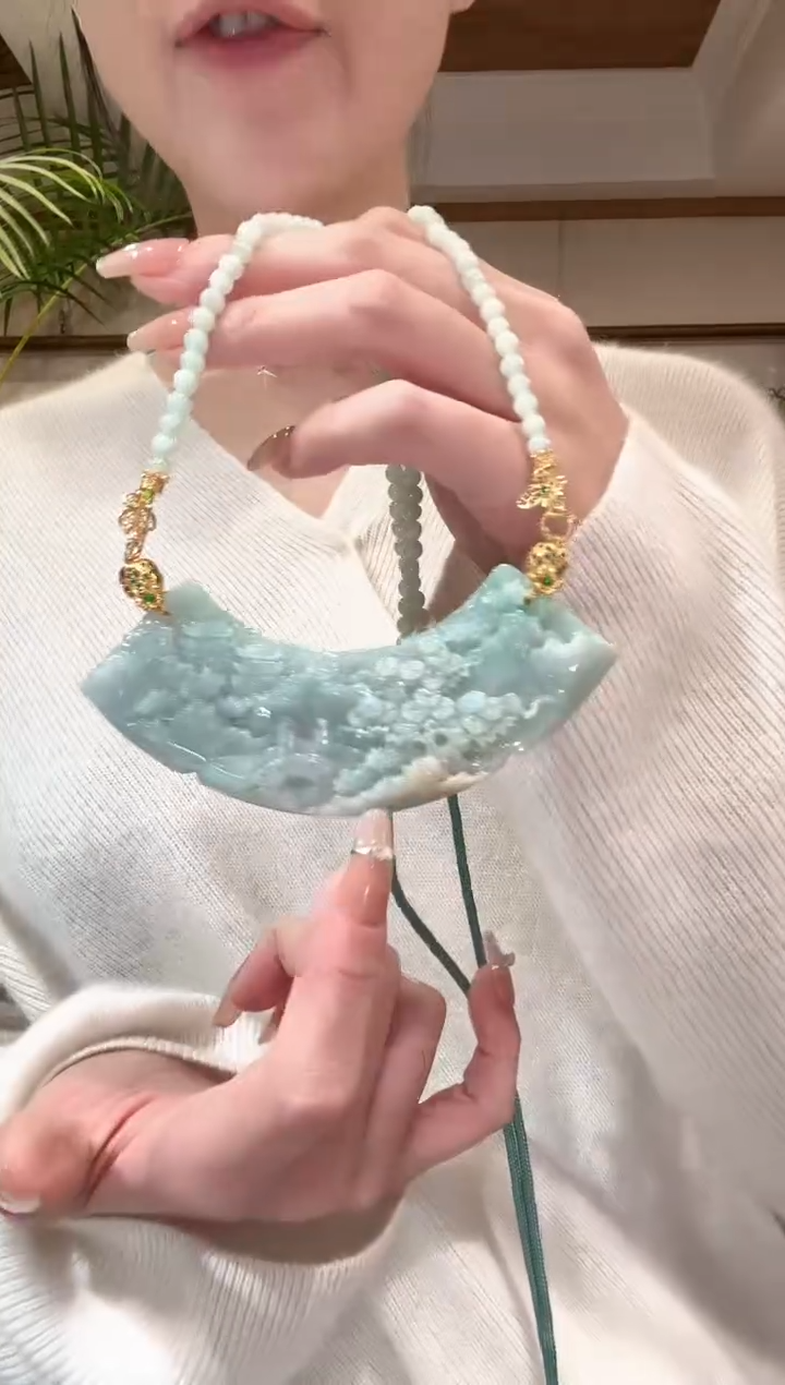 【闪购商品】翡翠颈饰未镶嵌国风