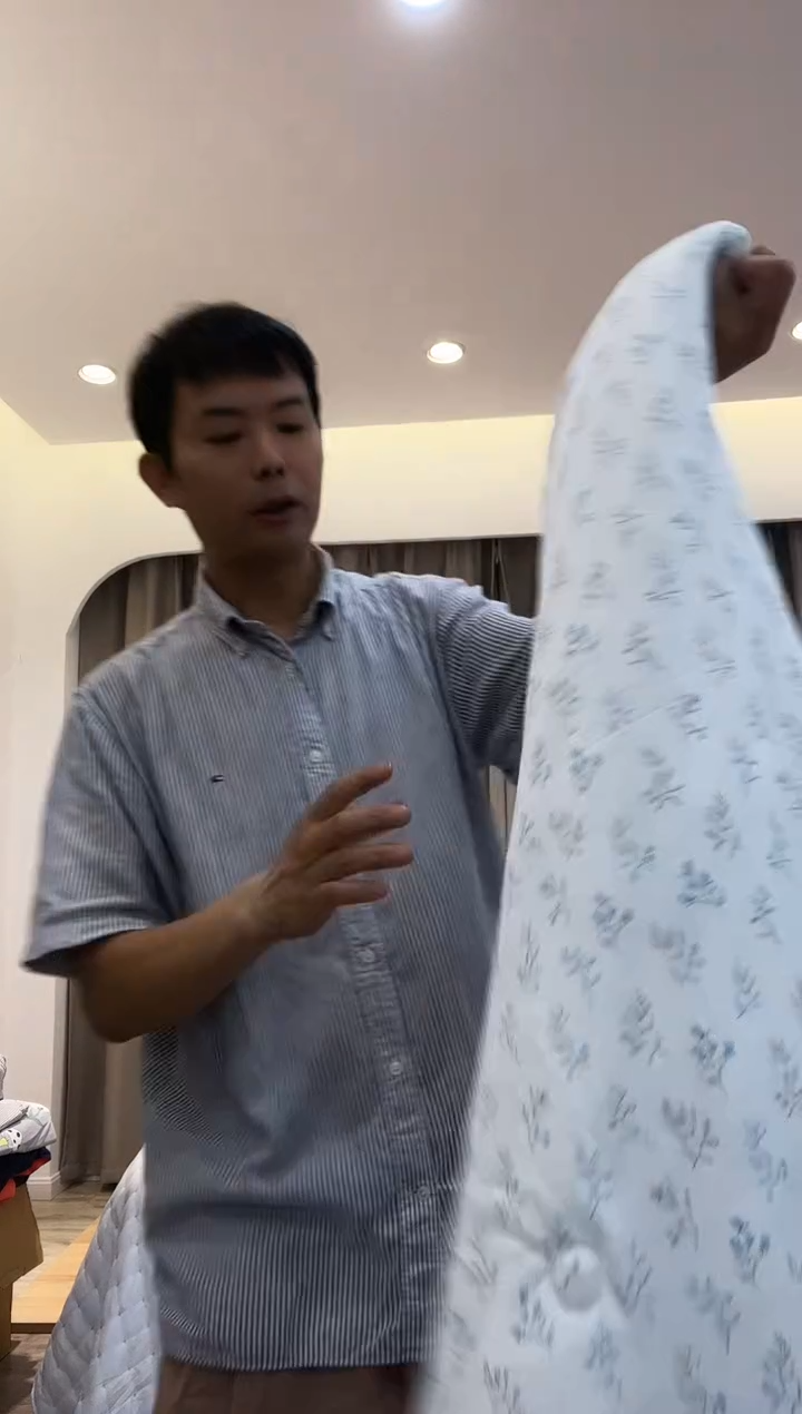 长绒棉A23小碎花凉感被150*200