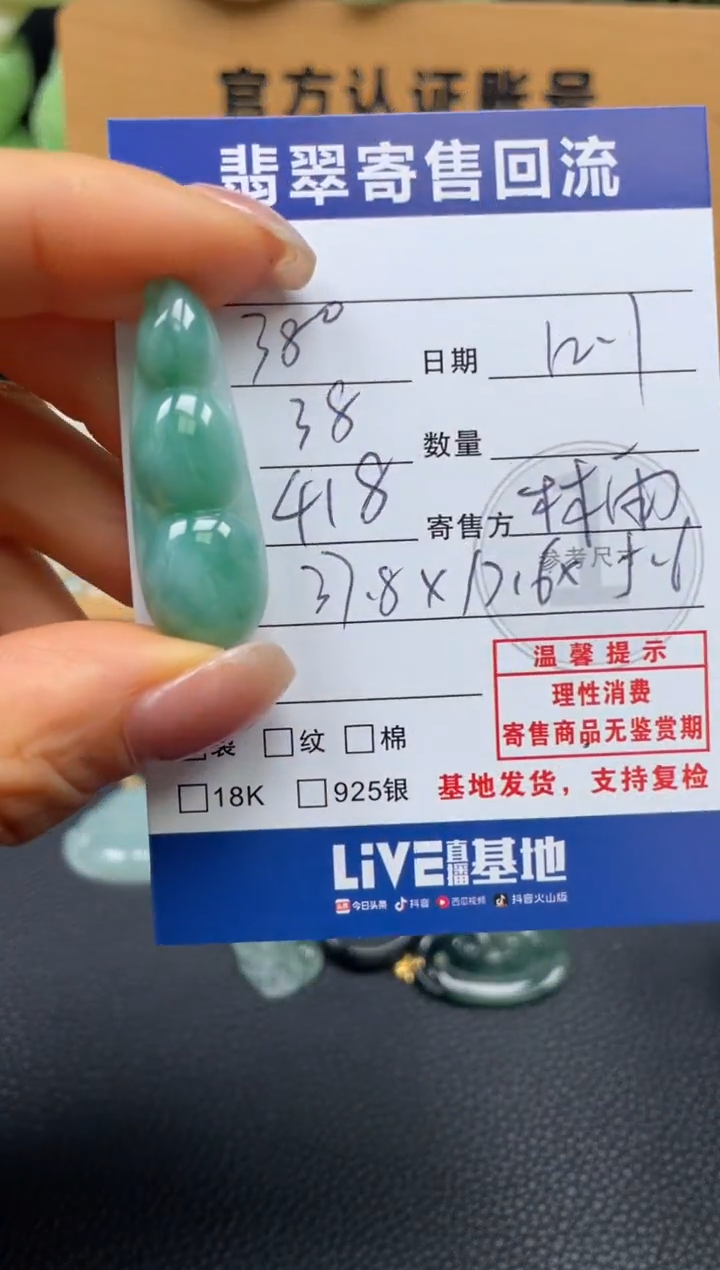 颈饰未镶嵌翡翠10151203