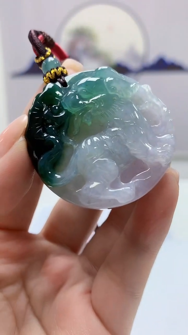 【闪购商品】定制翡翠未镶嵌4902ms-毛货121狗