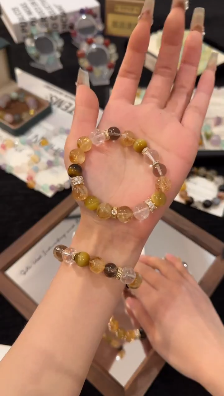 合金手链水晶财富多宝x2996