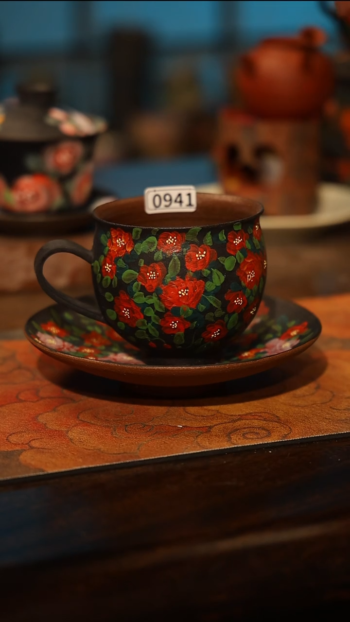 陶瓷景德镇高温釉下彩手工手绘款式@A0941@