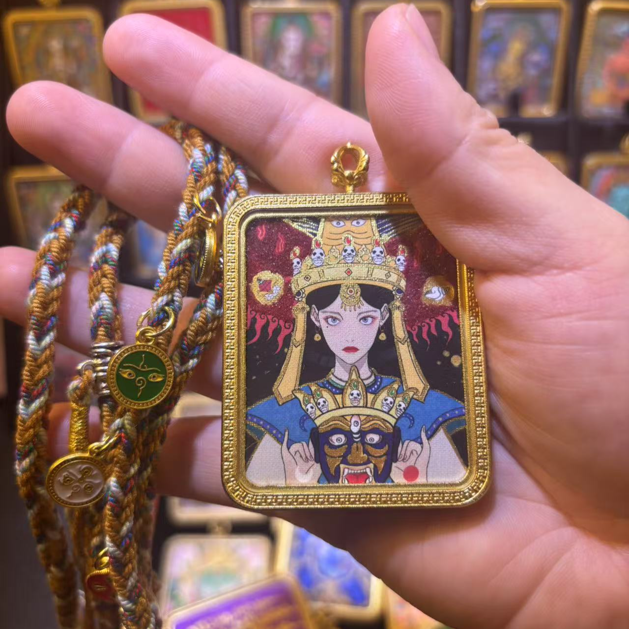 单面唐卡送绳子专拍链接