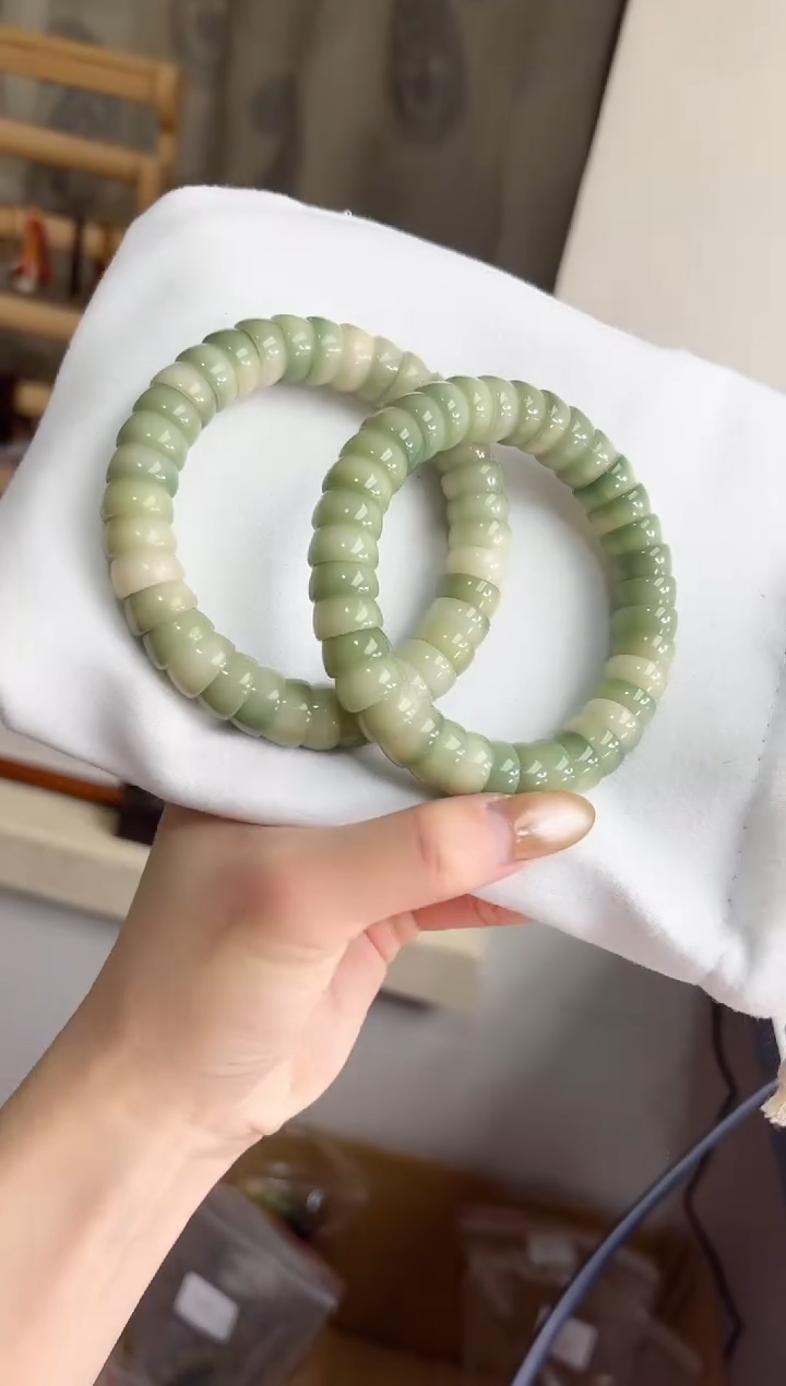 手串菩提根/象牙果沐k15紫美人玉化碗肠13mm手串