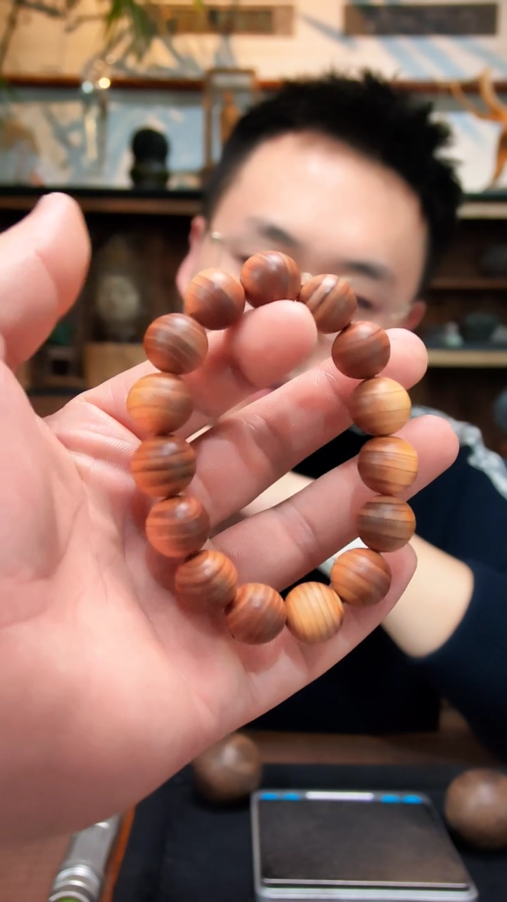 柏木（崖柏）手串/手链崖柏圆珠手串ZD15*