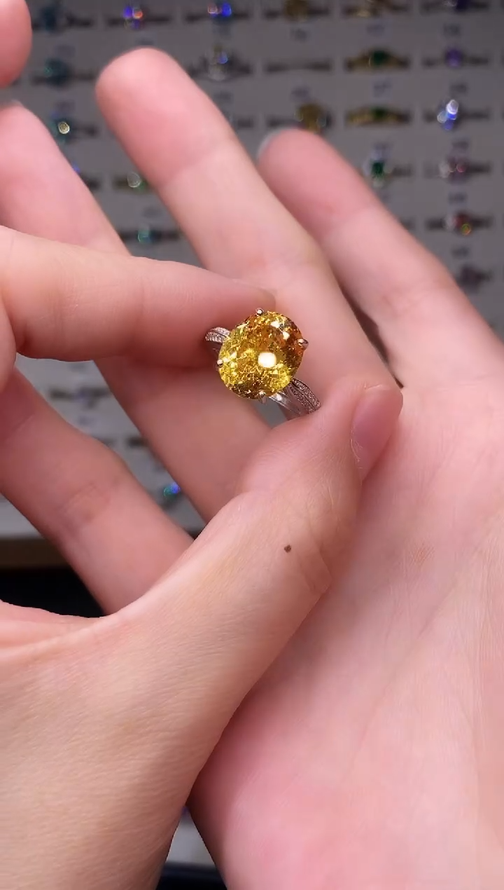 10克拉碧玺（处理）欧美风戒指