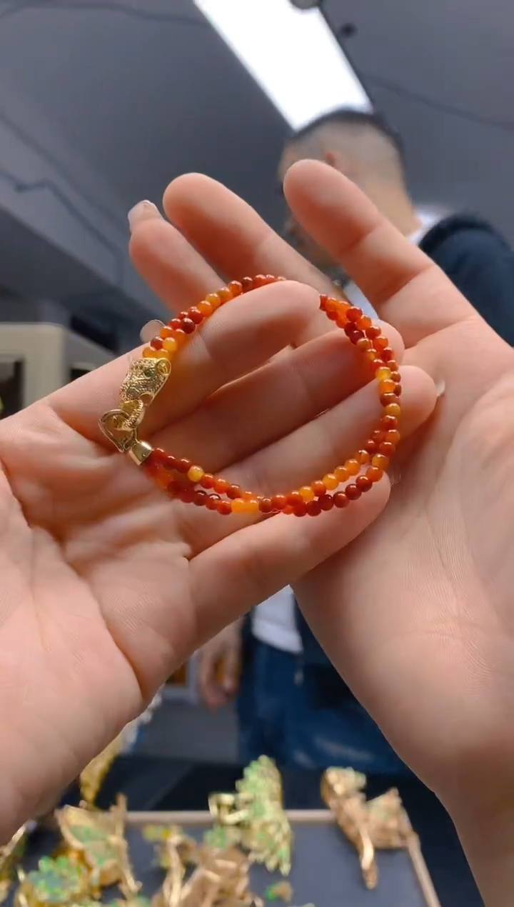 【闪购商品】翡翠耳饰合金0319翡翠手链