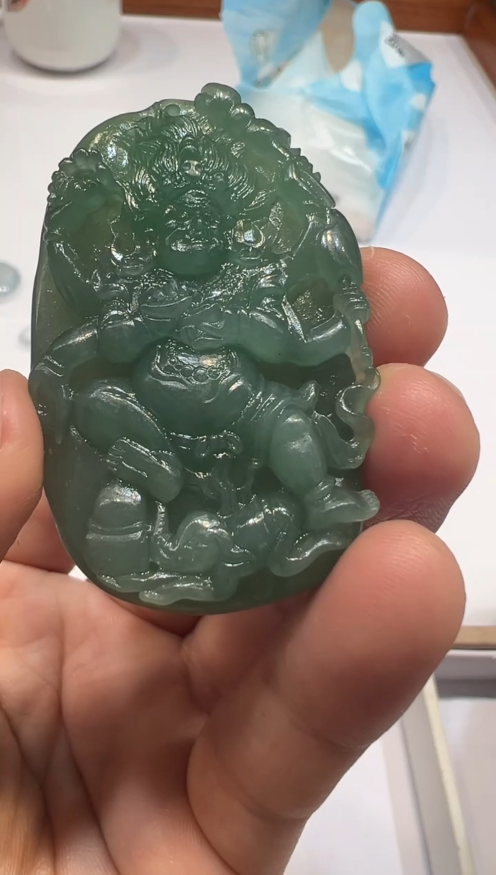 【闪购商品】定制翡翠未镶嵌大黑天