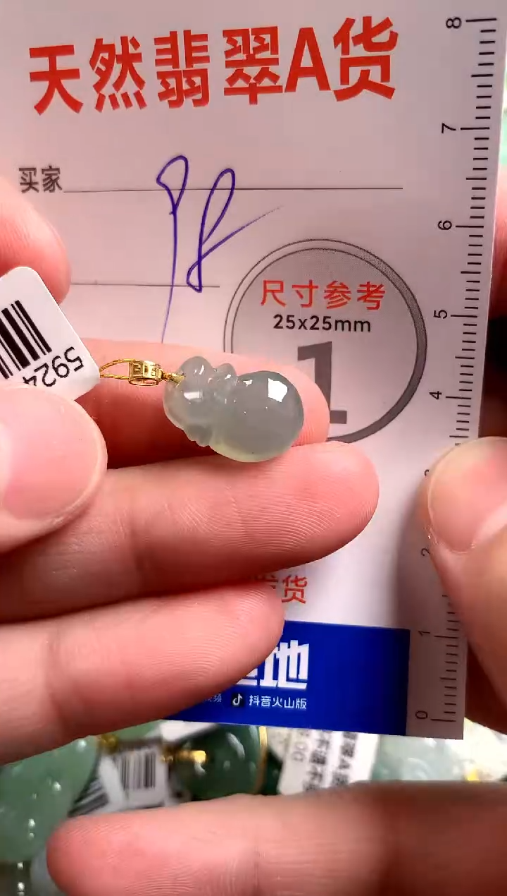 【闪购商品】翡翠颈饰18K金镶嵌14007733