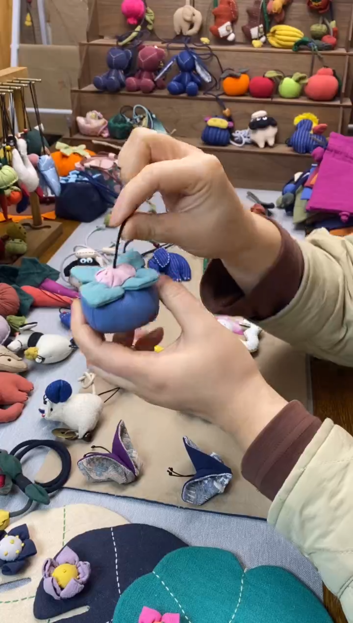 大柿子挂件（蓝色）