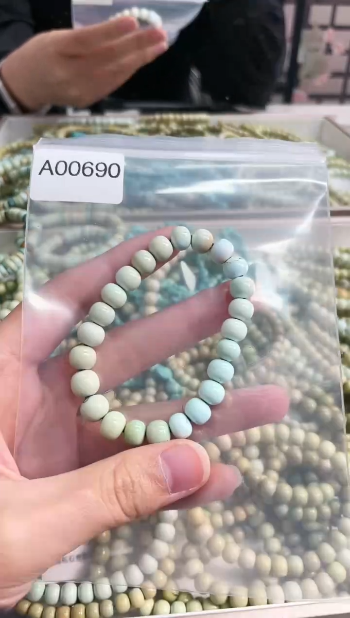 【闪购商品】绿松石珠宝奇石未镶嵌8mm+