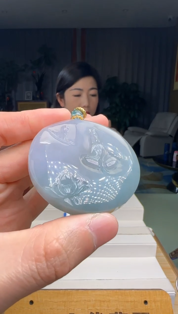 【闪购商品】翡翠吊坠(不含链)未镶嵌DY@@960Q7J03454