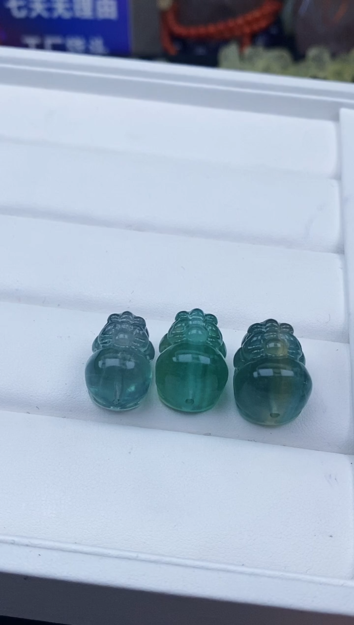 【闪购商品】萤石颈饰未镶嵌87a多样性发其一/2.13/1个