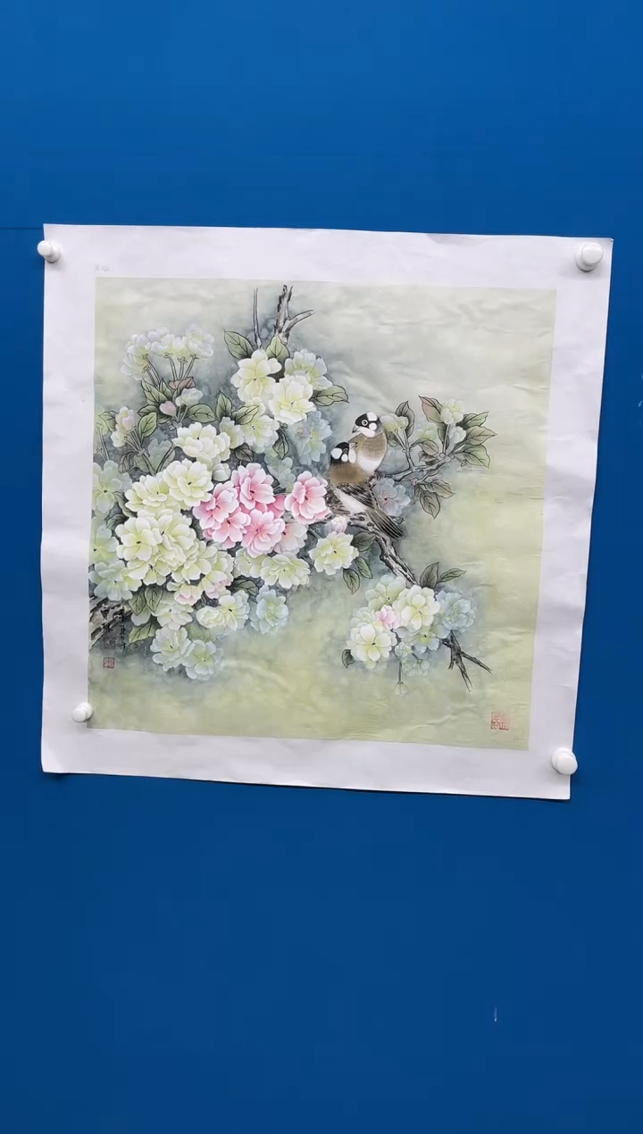 【闪购商品】国画张-荣宝原作山水/无框/W带荣宝书