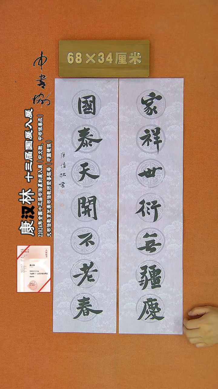 【闪购商品】书法45康翰林书法作品