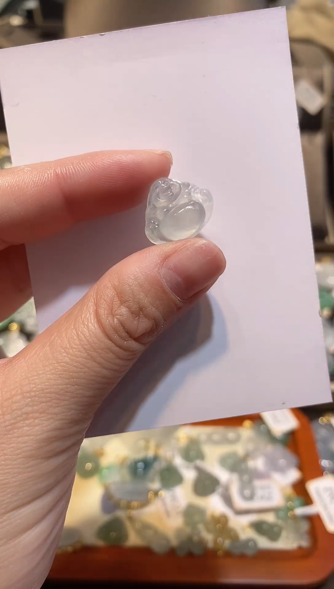 【闪购商品】翡翠颈饰未镶嵌天然A货翡翠一件