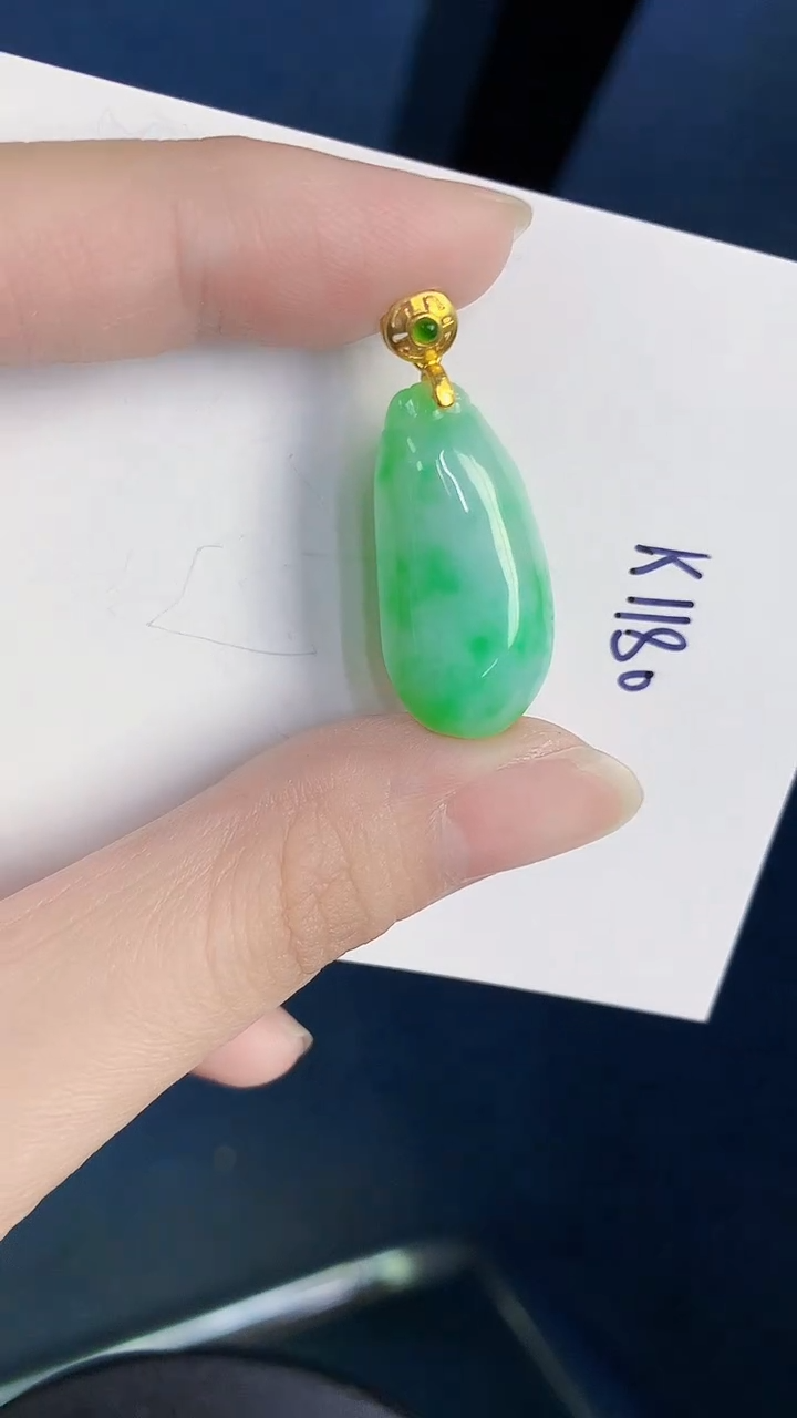 颈饰未镶嵌翡翠天然翡翠缅甸A货