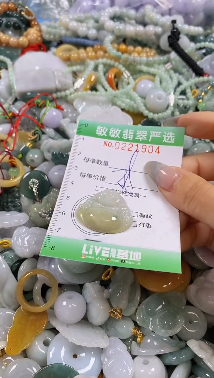 翡翠未镶嵌颈饰闪购0221904