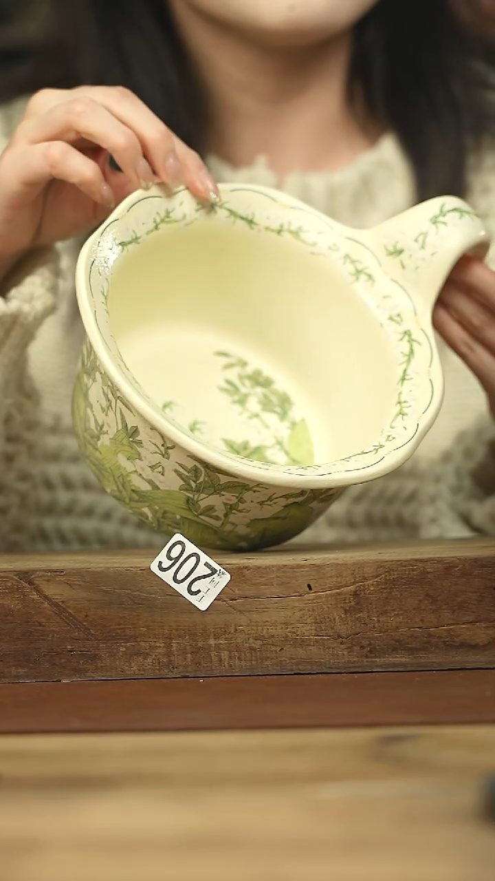  设计师手作！！落单系列铃兰大碗