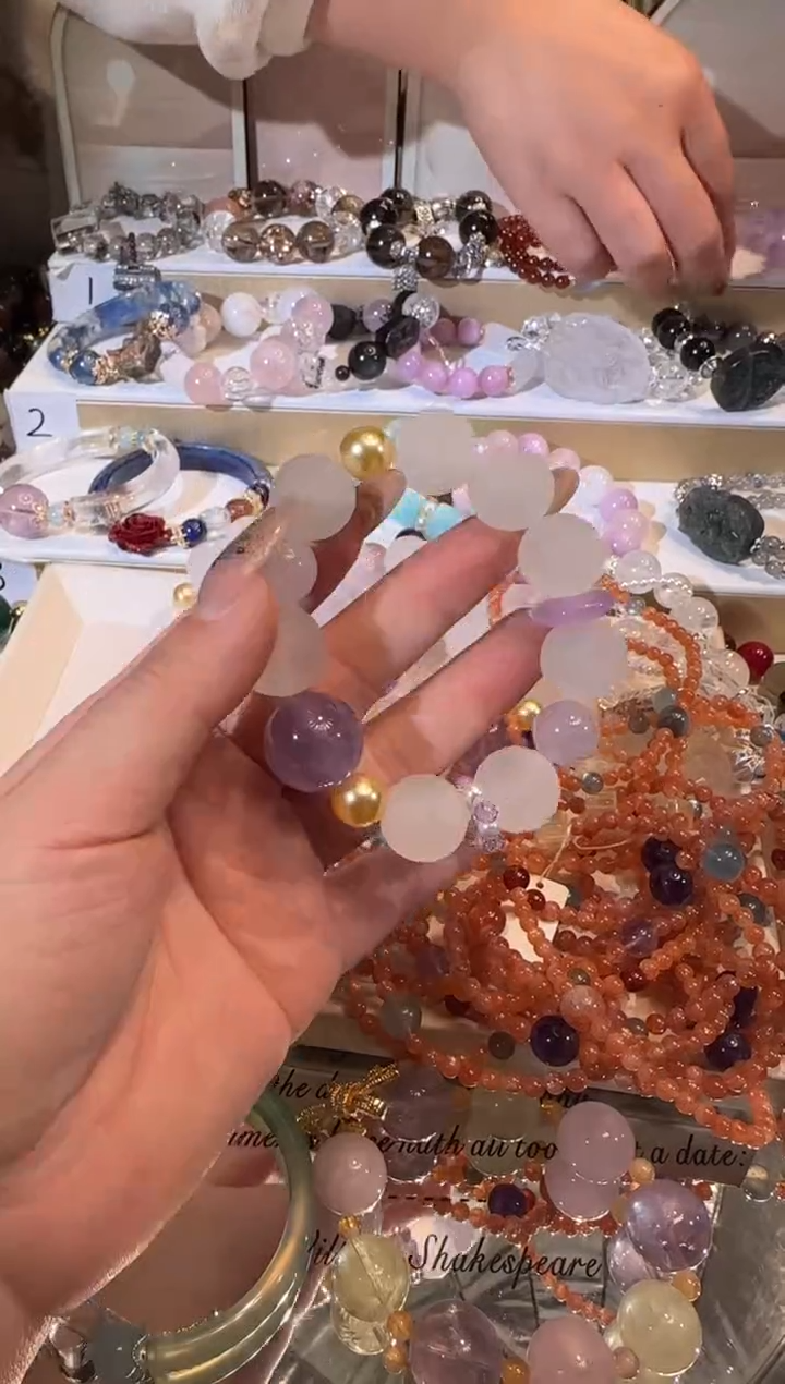 未镶嵌手串水晶多样发一