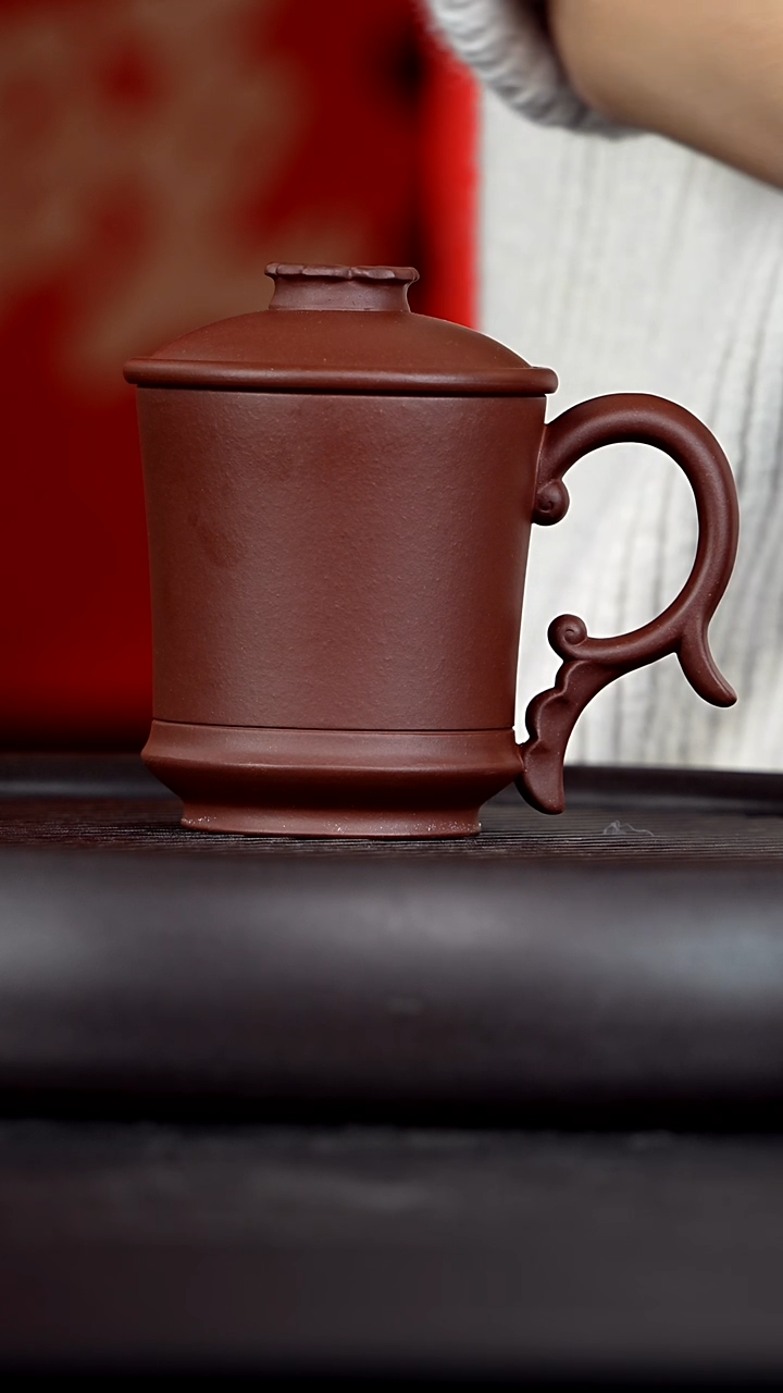 【闪购商品】紫砂茶杯低槽清福莲
