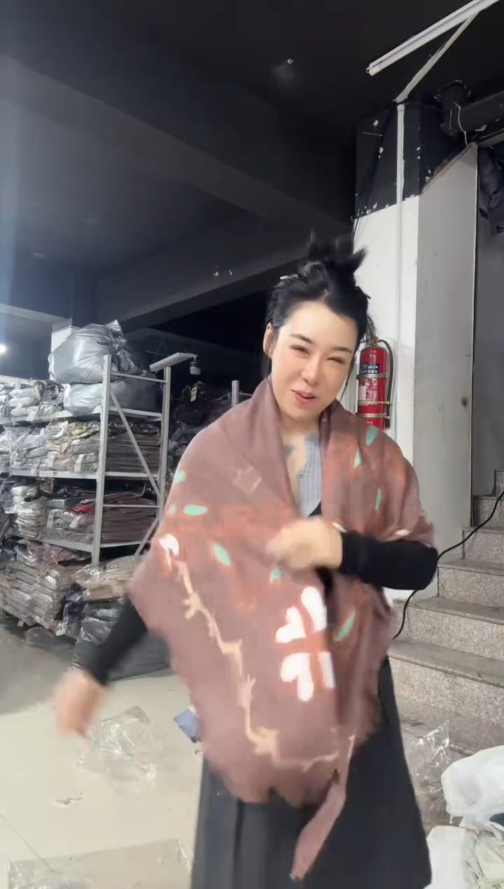 亚麻芳姐围巾福利F08