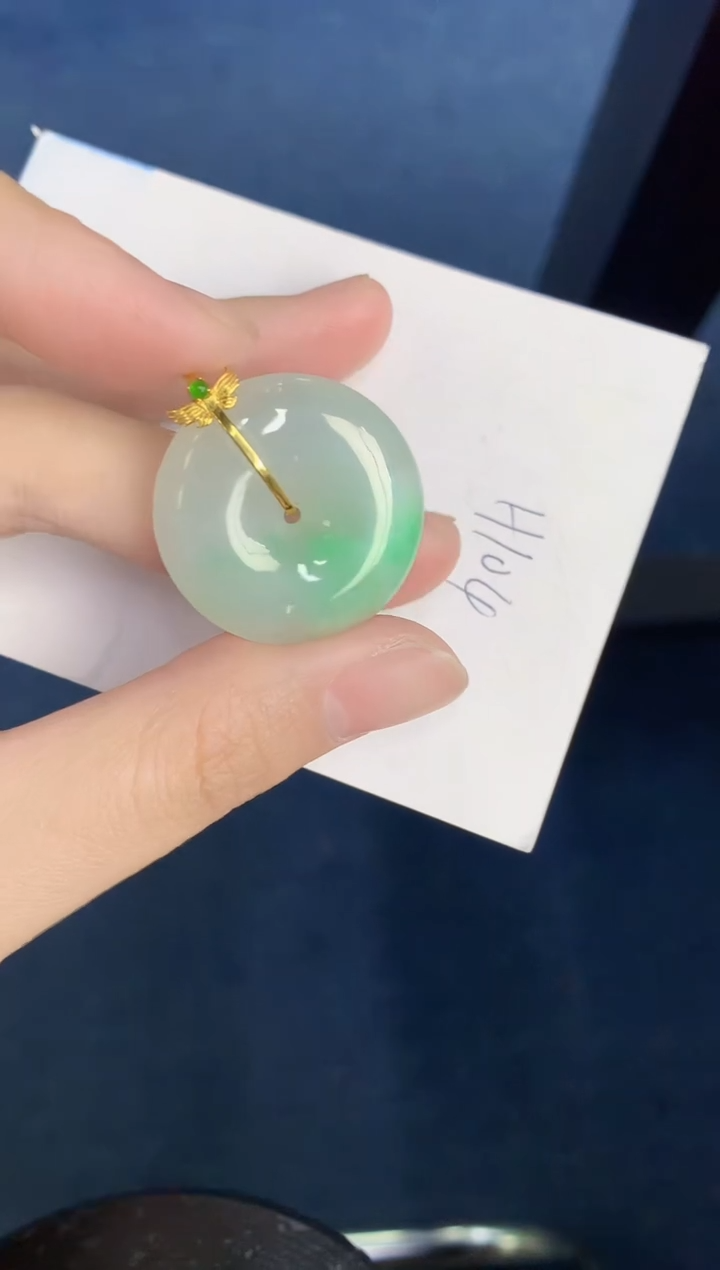 【闪购商品】翡翠颈饰18K金镶嵌000000000