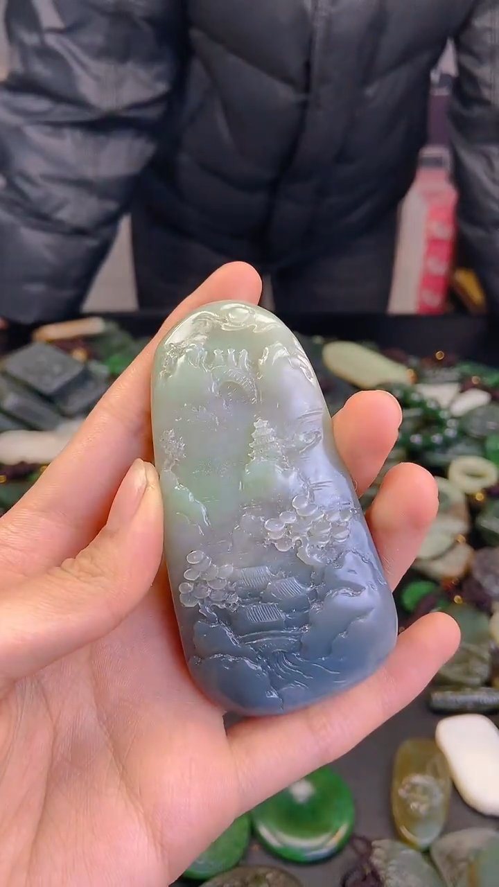 颈饰未镶嵌和田玉2