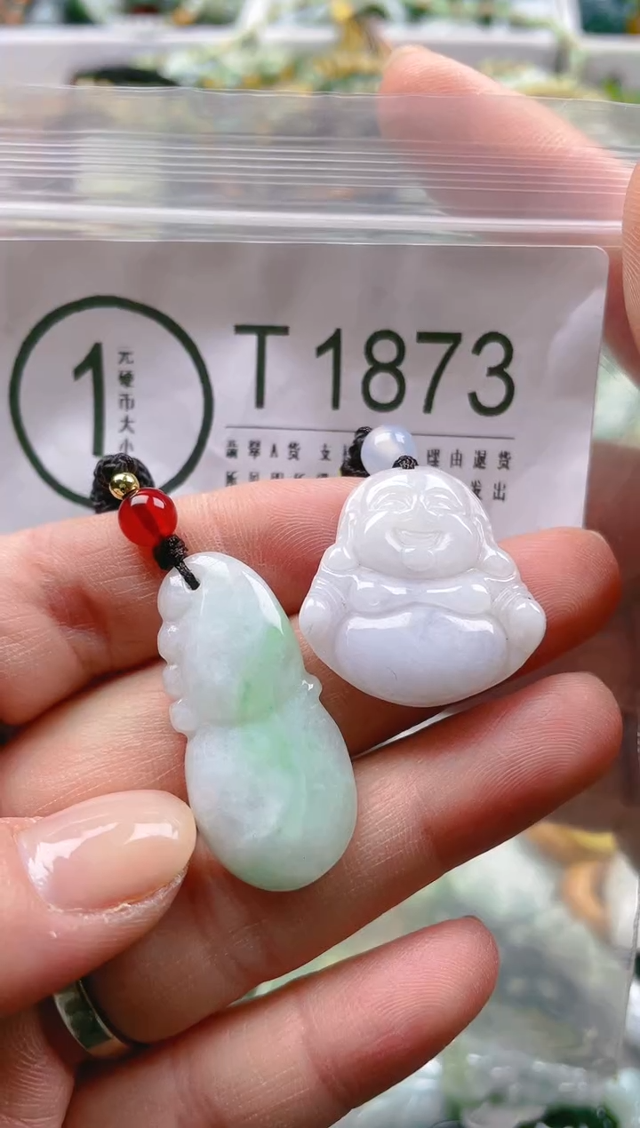 【闪购商品】翡翠颈饰未镶嵌/T/翡翠A货一图一物