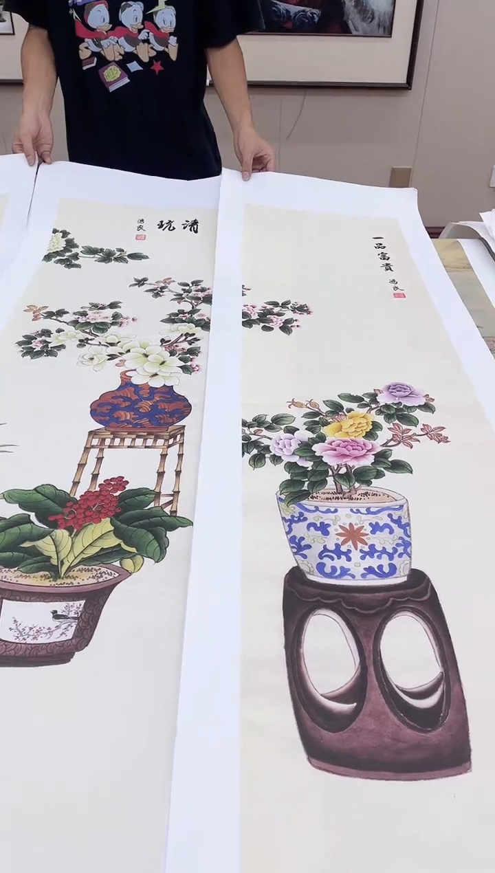 国画九霄甄选国画作品zhb120