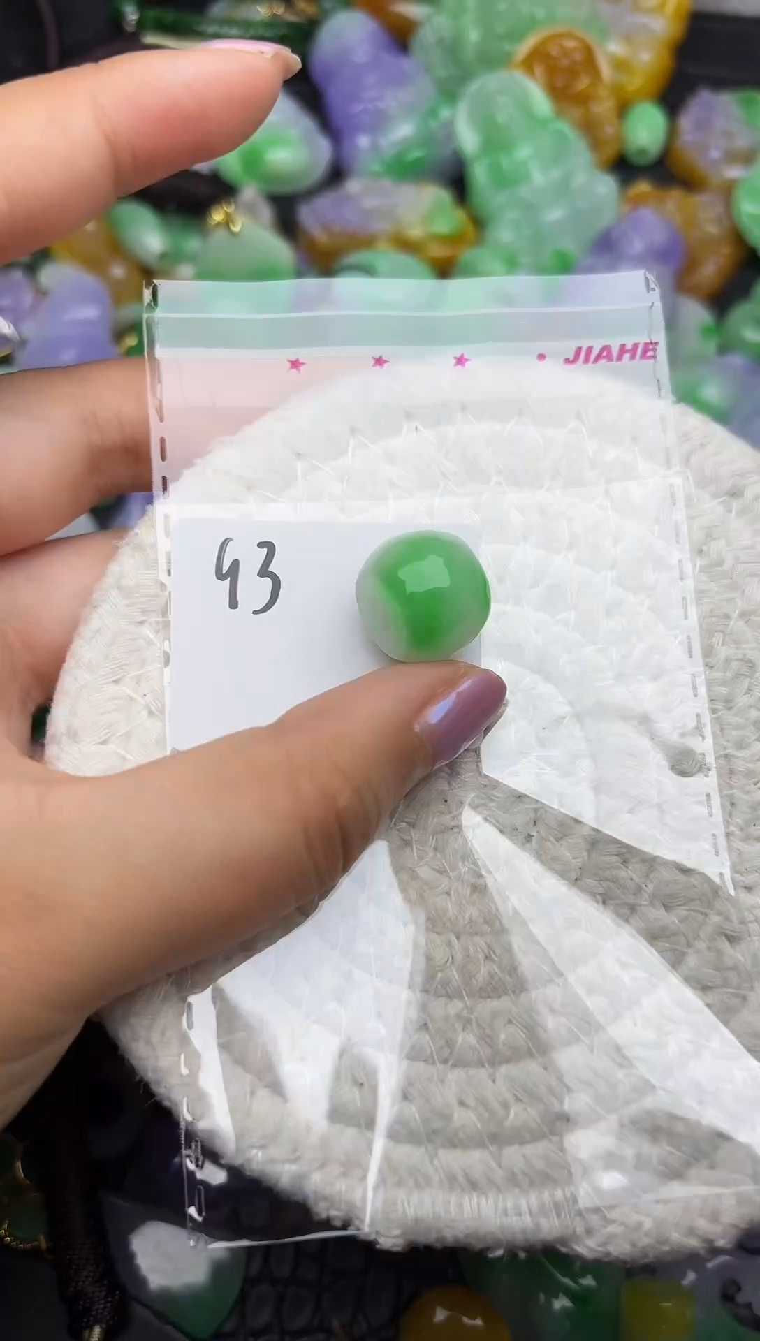 颈饰未镶嵌翡翠缅甸翡翠吊坠