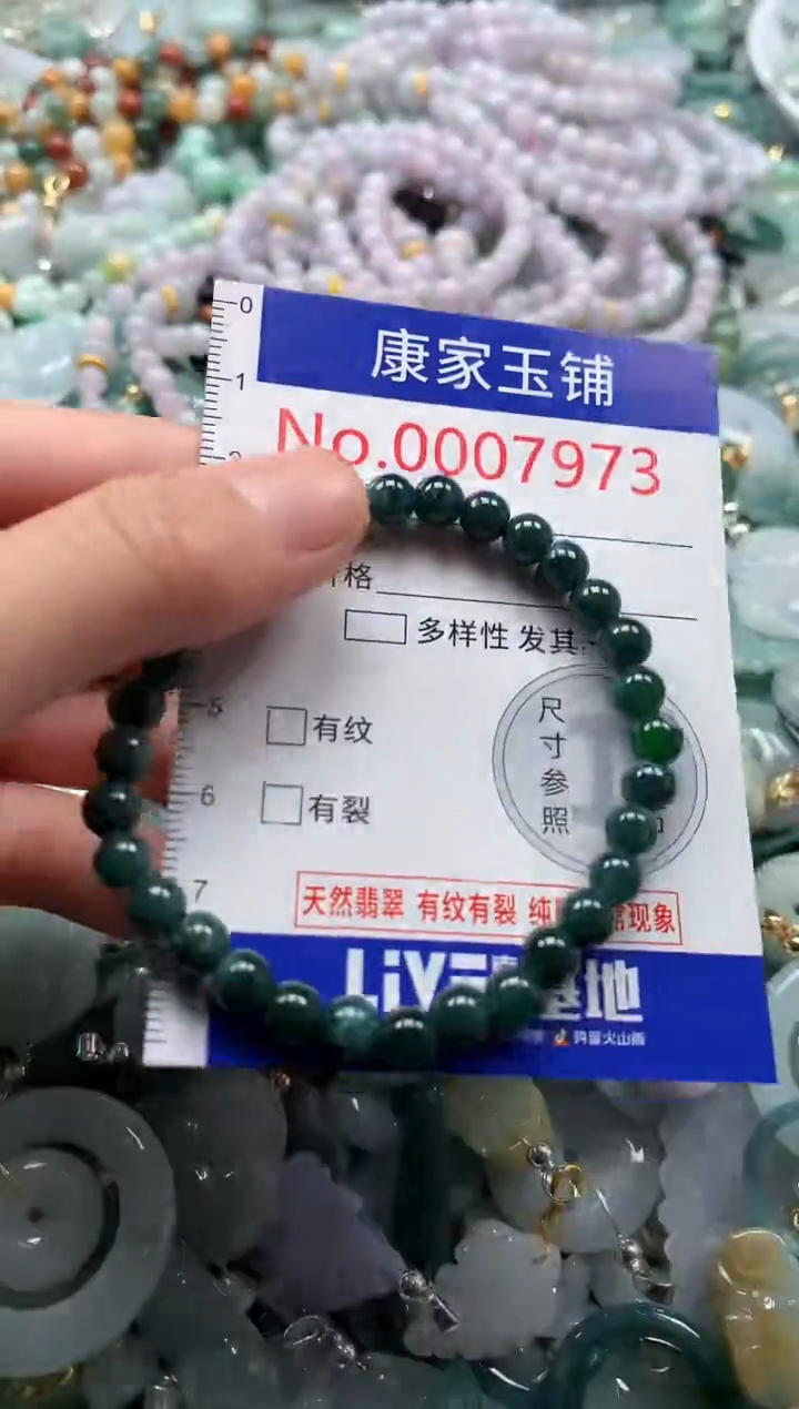 翡翠未镶嵌吊坠(不含链)7973