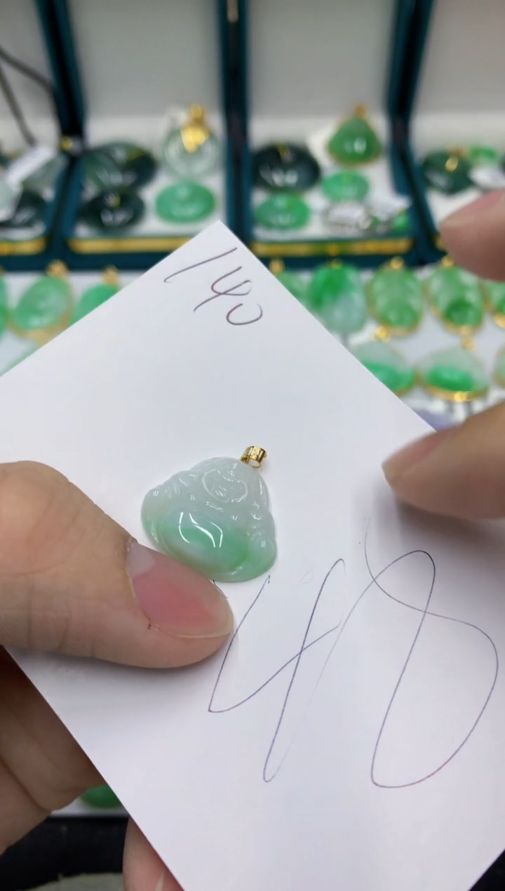 【闪购商品】翡翠颈饰18K金镶嵌号链接11111111111