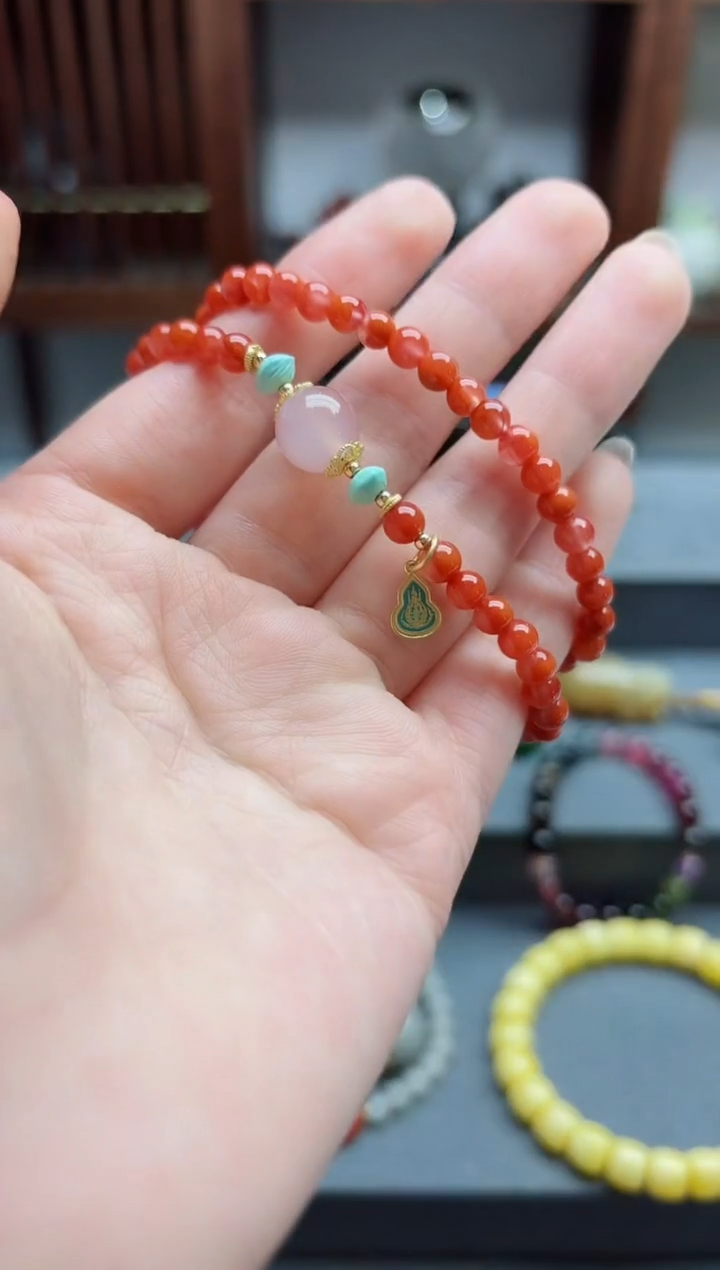 【闪购商品】南红玛瑙手串未镶嵌南红双圈 DN